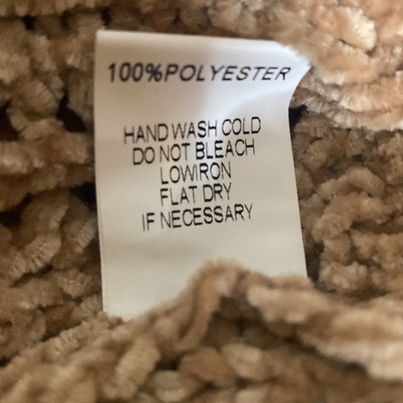 Impressions Cowl Neck Knit Sweater-Tan-Women’s Sz Small-NWT - Picture 10 of 11